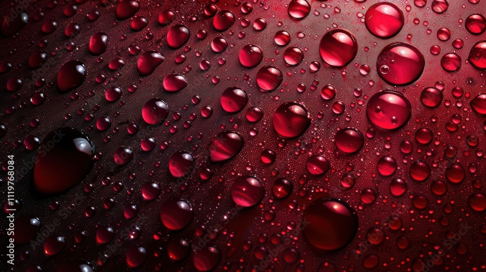 Red abstract drops background Red abstract drops background