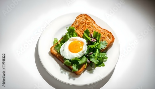 Studio Shot of a Classic Breakfast Platter