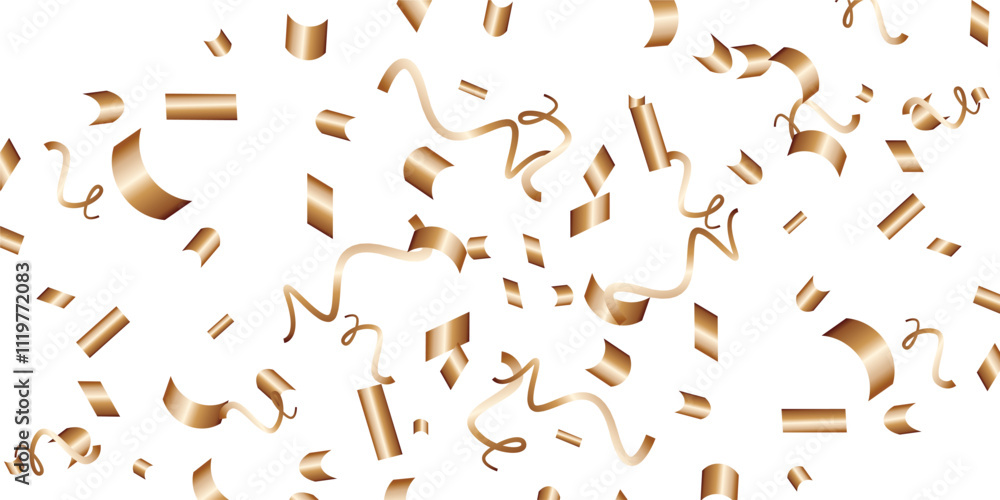 Luxury vector Golden confetti isolated on white background. Scatter gradient with gold confetti on dark backdrop. Glamour falling glitter. New year wallpaper .brochure template. Cover texture design. Luxury vector Golden confetti isolated on white background. Scatter gradient with gold confetti on dark backdrop. Glamour falling glitter. New year wallpaper .brochure template. Cover texture design.