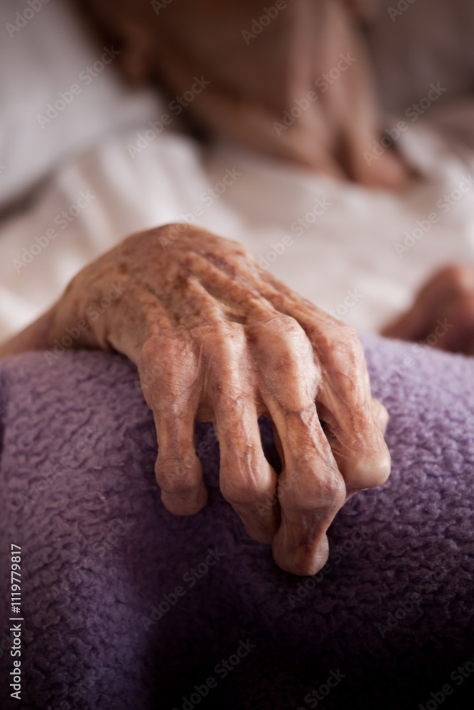 Fototapeta premium Hand einer alten Person