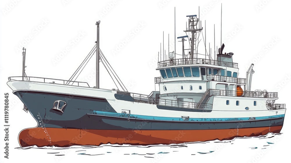 merchant ship flat design front view import-export theme cartoon drawing colored pastel merchant ship flat design front view import-export theme cartoon drawing colored pastel