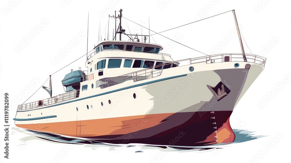 merchant ship flat design front view import-export theme cartoon drawing colored pastel merchant ship flat design front view import-export theme cartoon drawing colored pastel