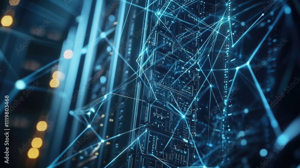 A detailed look at the internal components of a computer server Stock ...