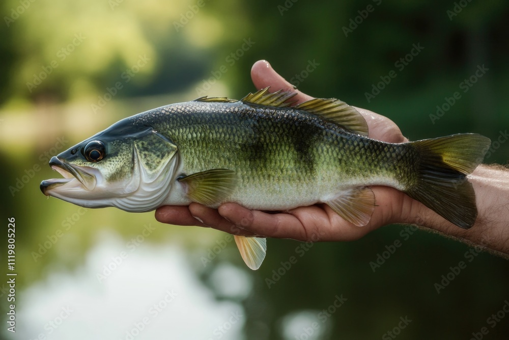 A person grasping a fish, suitable for outdoor and nature-themed projects A person grasping a fish, suitable for outdoor and nature-themed projects