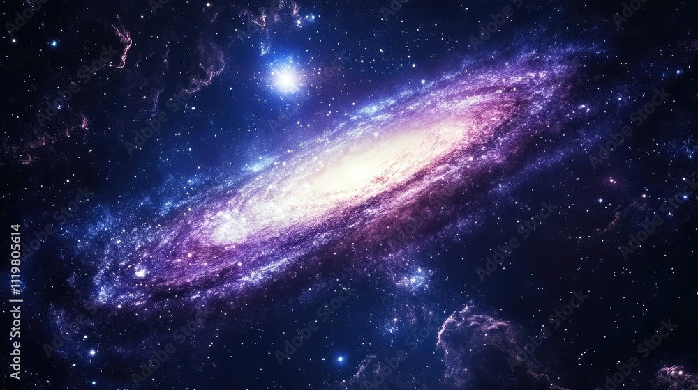 Stunning panoramic view of the Milky Way galaxy with vibrant colors in a deep starry sky celestial background for astronomy enthusiasts Stunning panoramic view of the Milky Way galaxy with vibrant colors in a deep starry sky celestial background for astronomy enthusiasts