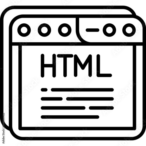 HTML Code Icon