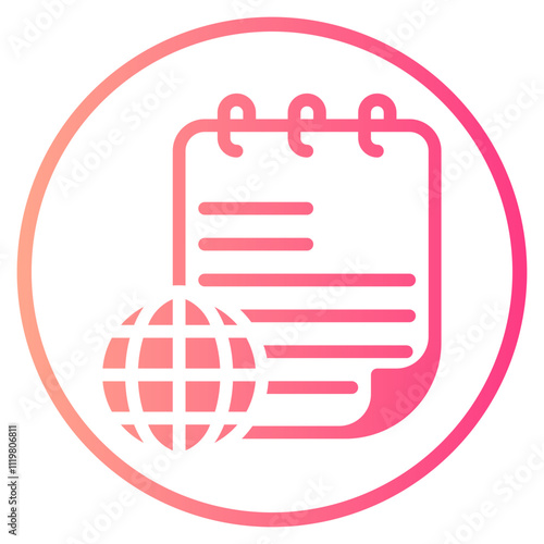 global gradient icon