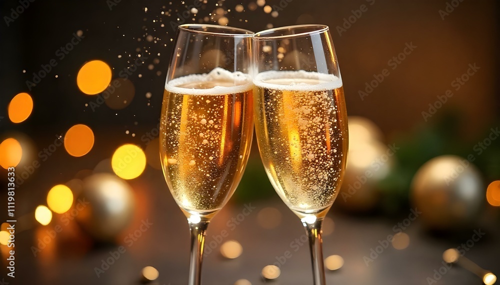 Raising Glasses to a Sparkling New Year Raising Glasses to a Sparkling New Year