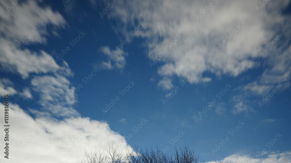 The night sky view with the stars full of the sky at night
The night sky view with the stars full of the sky at night