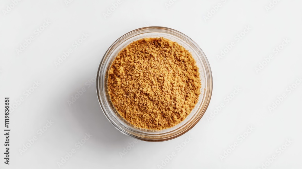 Bee pollen granules in a glass bowl on white background showcasing superfood composition rich in nutrients amino acids and vitamins Bee pollen granules in a glass bowl on white background showcasing superfood composition rich in nutrients amino acids and vitamins