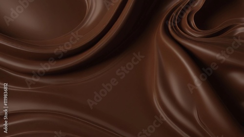 the abstract chocolate wave background