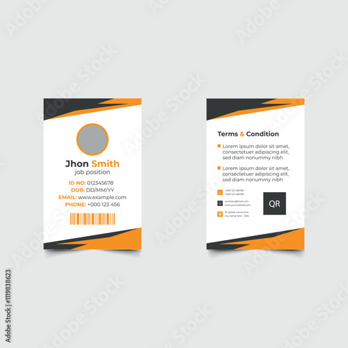 ID Card Design Template