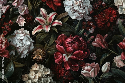 Wallpaper Mural Botanical flora Torontodigital.ca