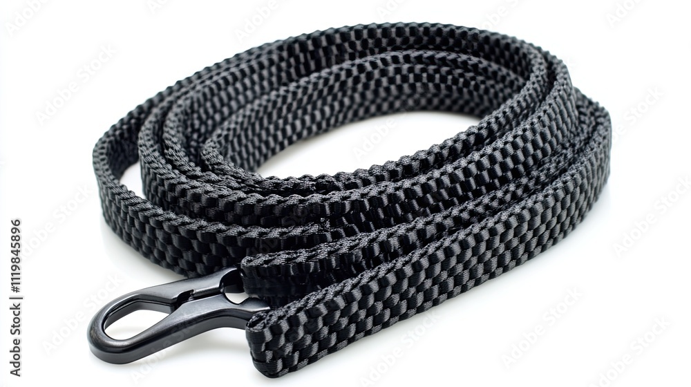 Fototapeta premium Black Dog Leash