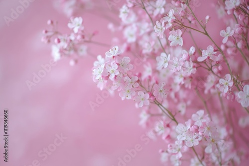Wallpaper Mural Beautiful Arrangement of Delicate Flowers on Soft Background Torontodigital.ca