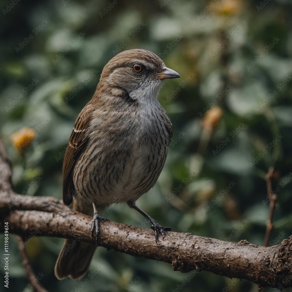 A bird looking curiously at its surroundings while tilting its head. A bird looking curiously at its surroundings while tilting its head.