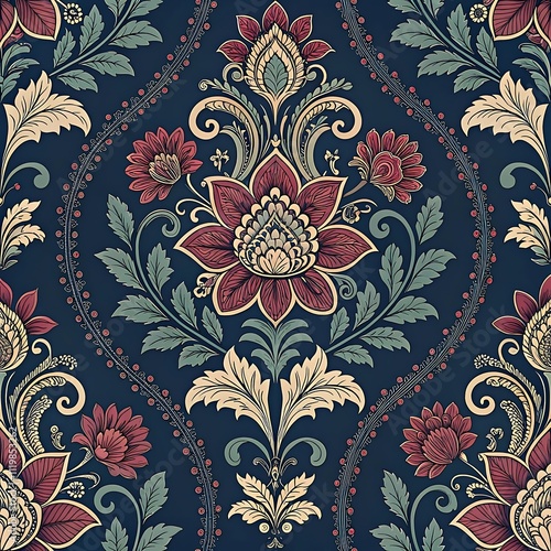 seamless pattern with flowers