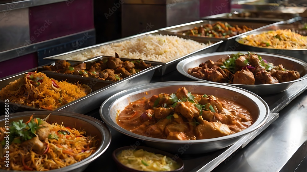 Obraz premium indian chicken curry
