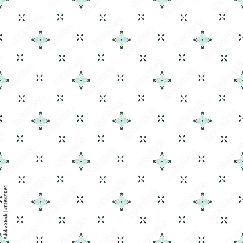 Floral Winter Seamless Vector Pattern Design Floral Winter Seamless Vector Pattern Design