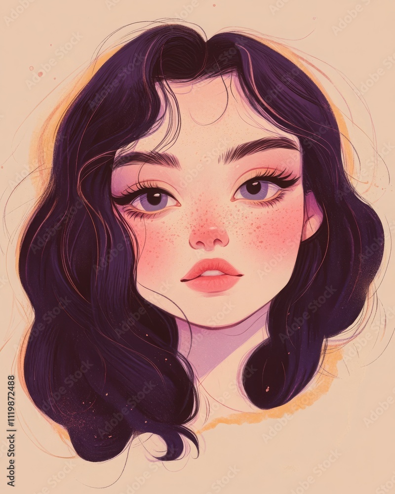 Serene Gradient Sunset with Peach and Lavender Hues Serene Gradient Sunset with Peach and Lavender Hues