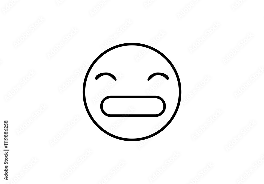 emoji icon logo png design template vector illustration outline emoji icon logo png design template vector illustration outline
