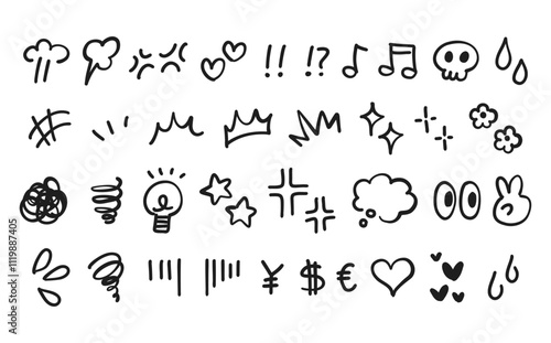 手書きの絵文字まとめ