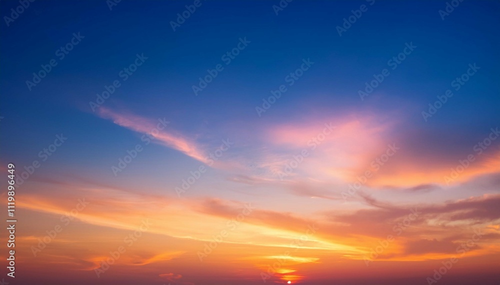 sunset sky gradient as natural background sunset sky gradient as natural background