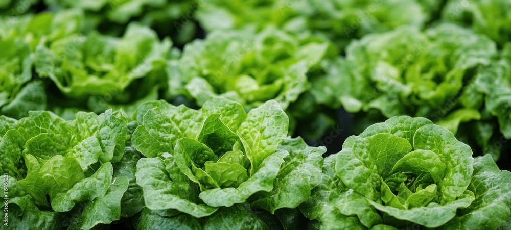 Lush Green Lettuce Field: A Vibrant Display of Freshness Lush Green Lettuce Field: A Vibrant Display of Freshness