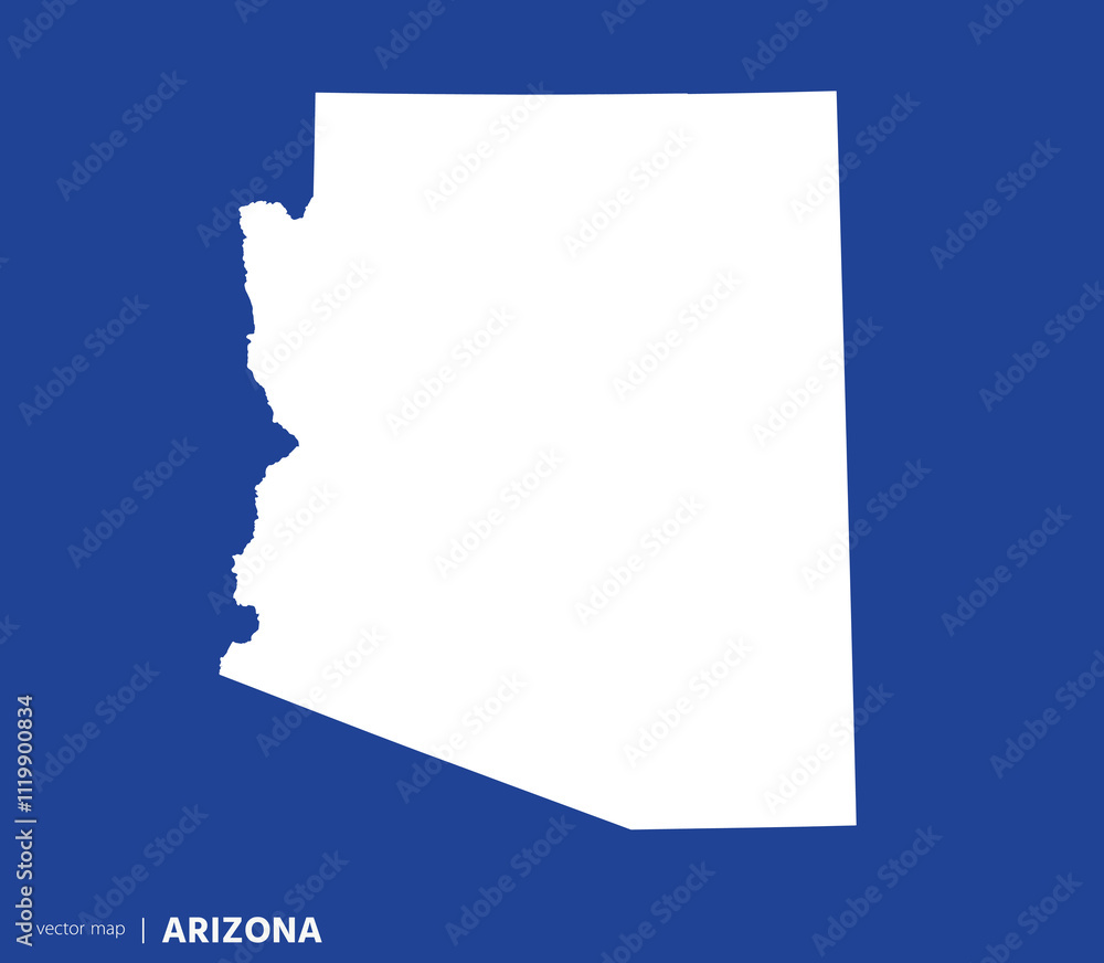 U.S states map. State of Arizona vector map. you can use it for any needs. U.S states map. State of Arizona vector map. you can use it for any needs.