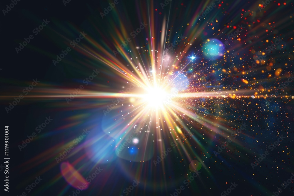 Fototapeta premium light burst background