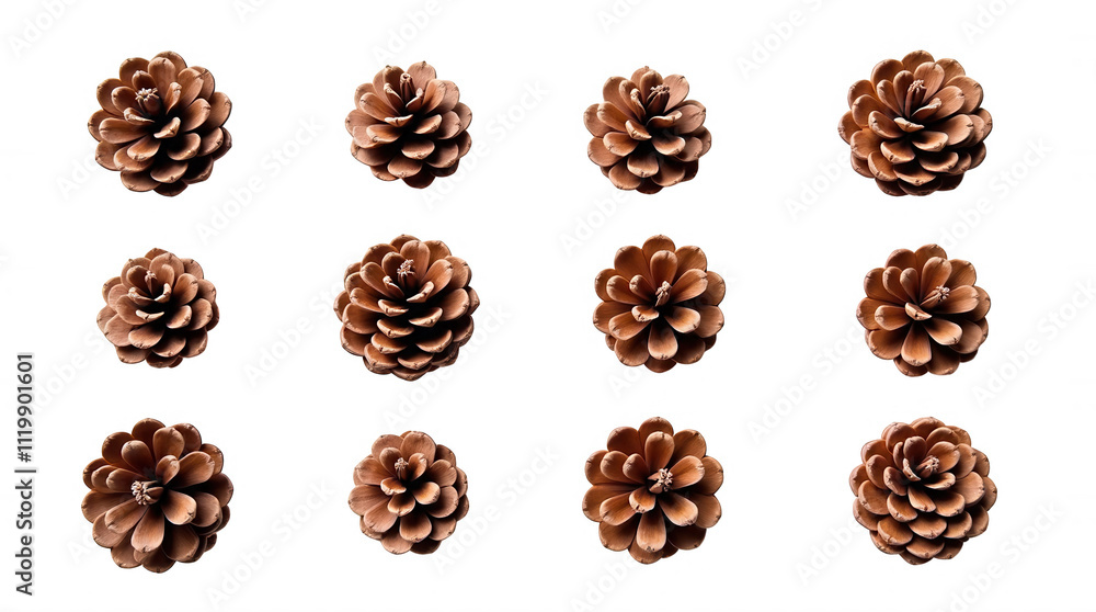 Pine Cones Illustration with Transparent Background for Seasonal Design Overlays and Decorations Pine Cones Illustration with Transparent Background for Seasonal Design Overlays and Decorations