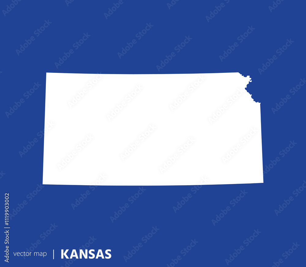 U.S states map. State of Kansas vector map. you can use it for any needs. U.S states map. State of Kansas vector map. you can use it for any needs.