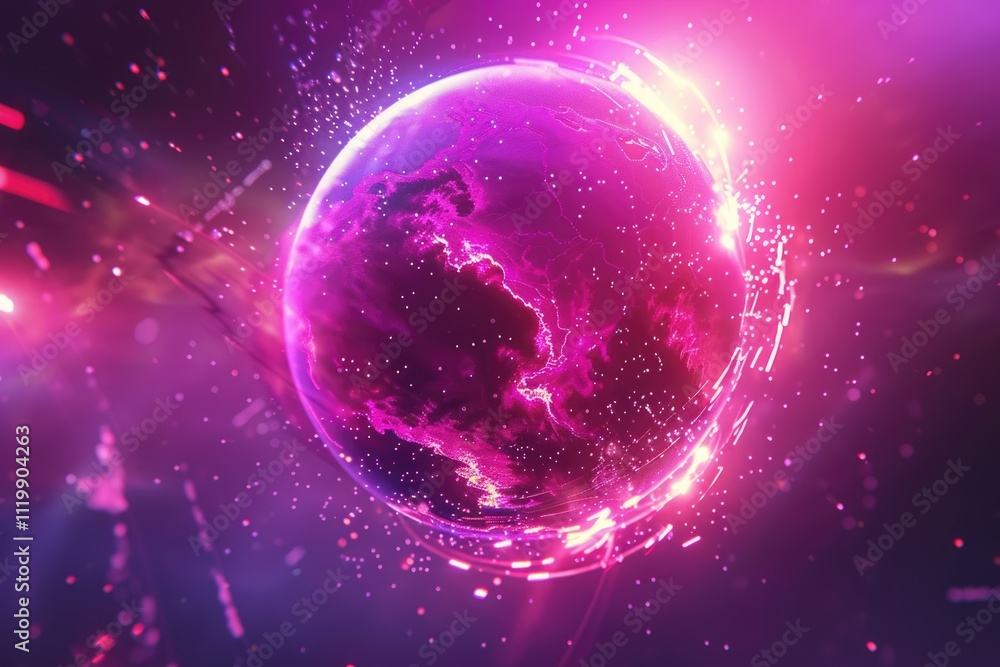 Obraz premium light burst background