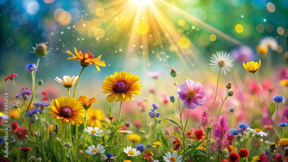 Vibrant flower bloom in nature park colorful garden landscape serene environment bright viewpoint Vibrant flower bloom in nature park colorful garden landscape serene environment bright viewpoint