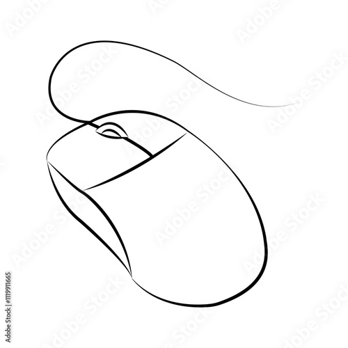 luxurious line art about different items