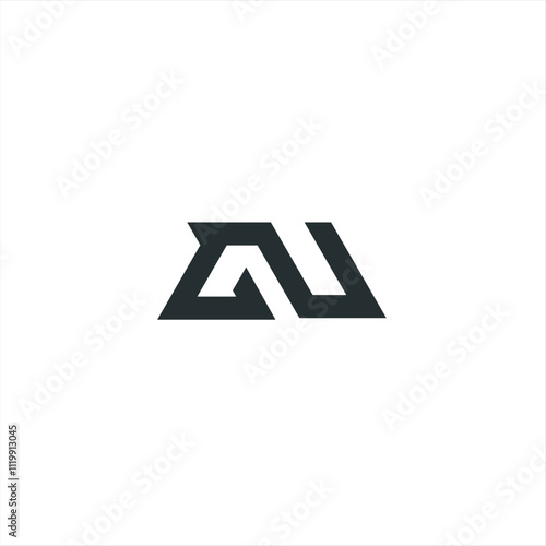 AN, NA, A, N, Abstract Letters Logo Monogram