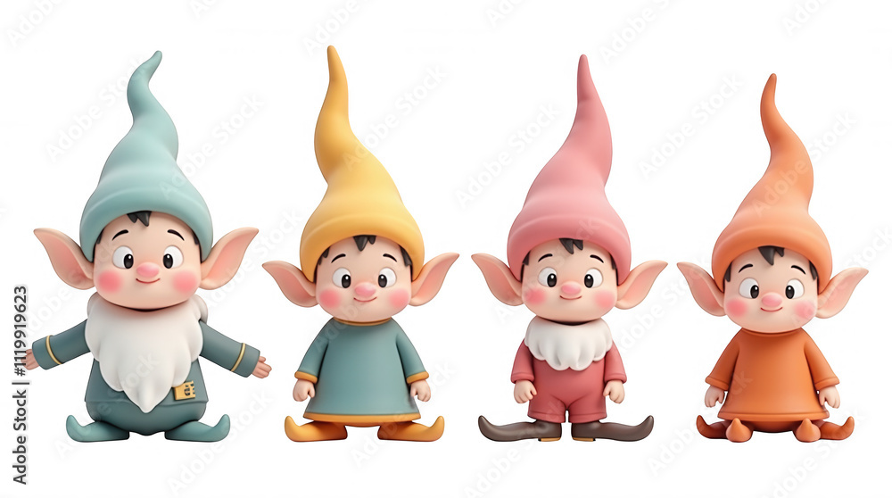 Charming Elf Illustration with Transparent Background for Designs and Overlays Charming Elf Illustration with Transparent Background for Designs and Overlays