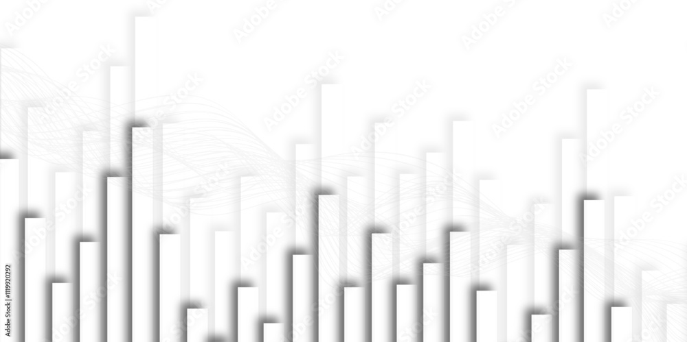 Abstract wavy technology curve lines on transparent background isolated. Abstract monochrome geometric pattern featuring layered textures in shades of gray. Abstract wavy technology curve lines on transparent background isolated. Abstract monochrome geometric pattern featuring layered textures in shades of gray.