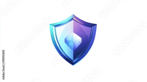 Free Download Modern Blue Shield Icon for Security Concept - GFXLoad