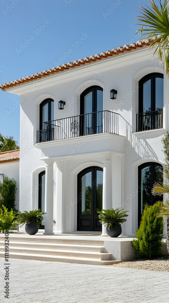 Modern Mediterranean Villa with Sea Views and Olive Grove, Luxury Amalfi Coast Estate with Stone Terraces Modern Mediterranean Villa with Sea Views and Olive Grove, Luxury Amalfi Coast Estate with Stone Terraces