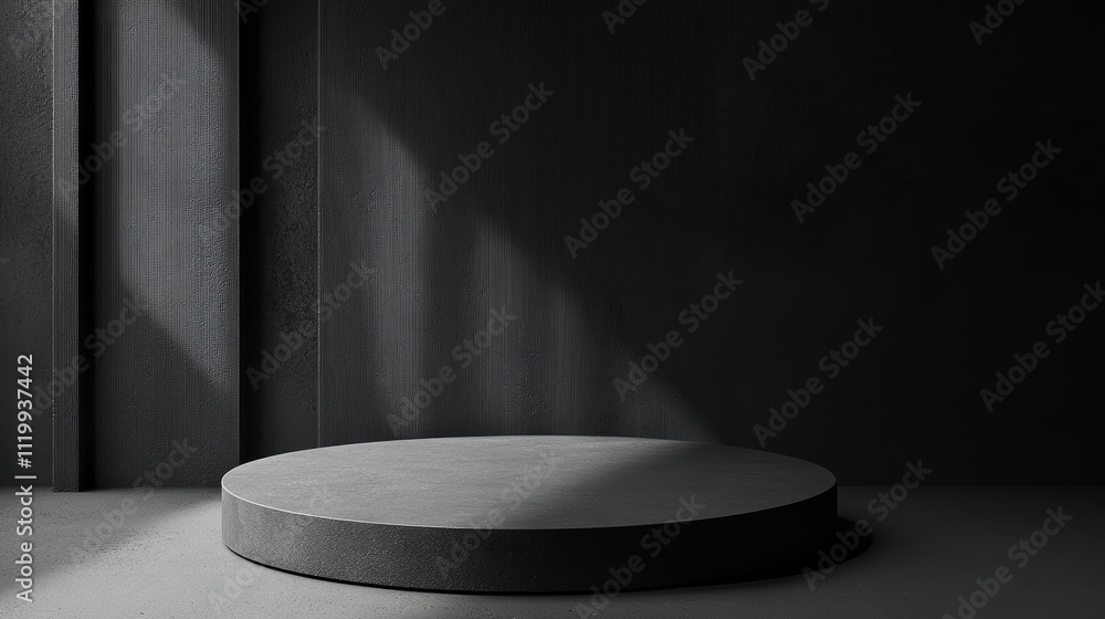 Monochromatic black abstract background with geometric shapes Monochromatic black abstract background with geometric shapes