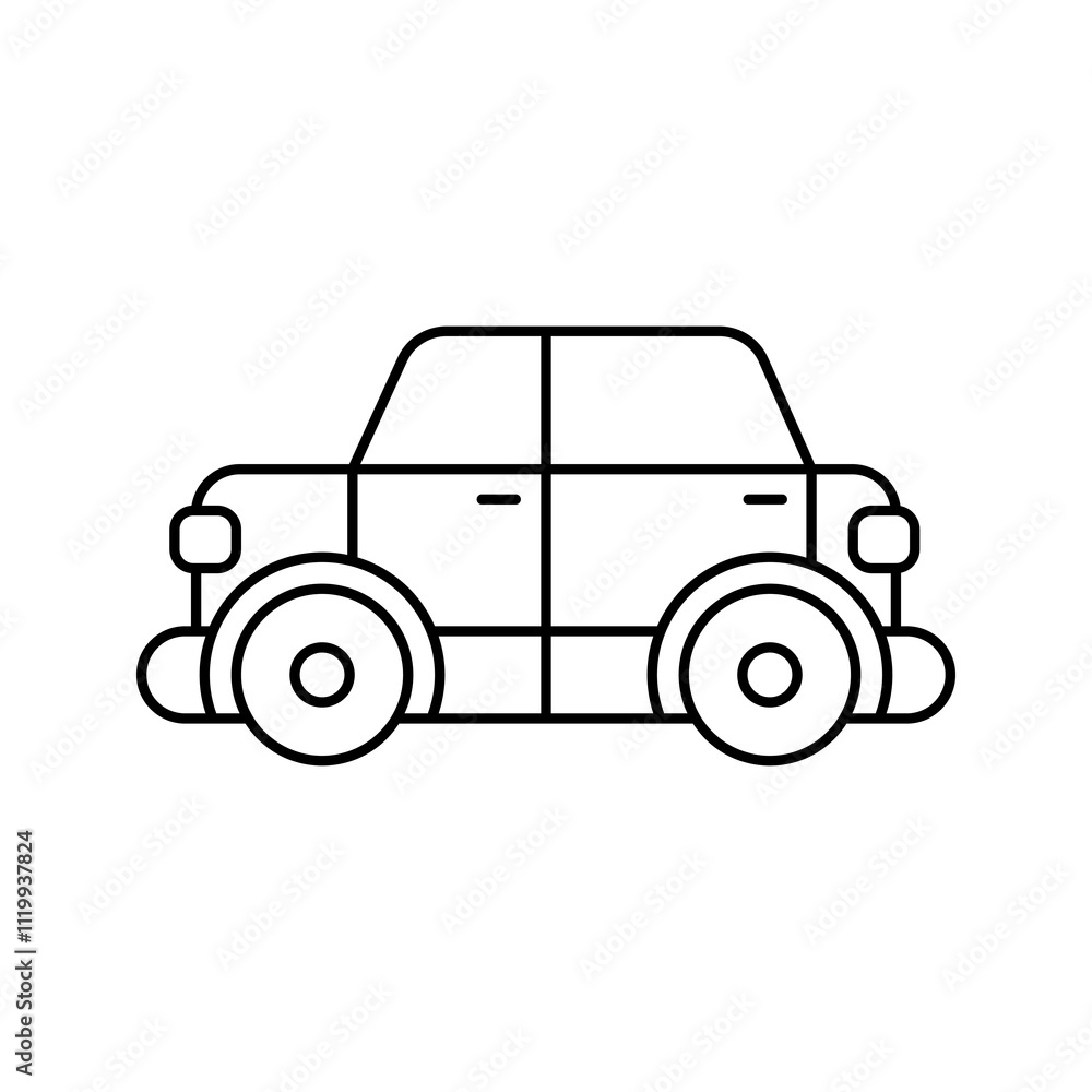Fototapeta premium illustration of a car