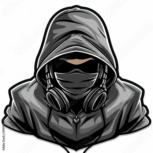 Gaming logo avatar for a gaming streamer or blogger channel