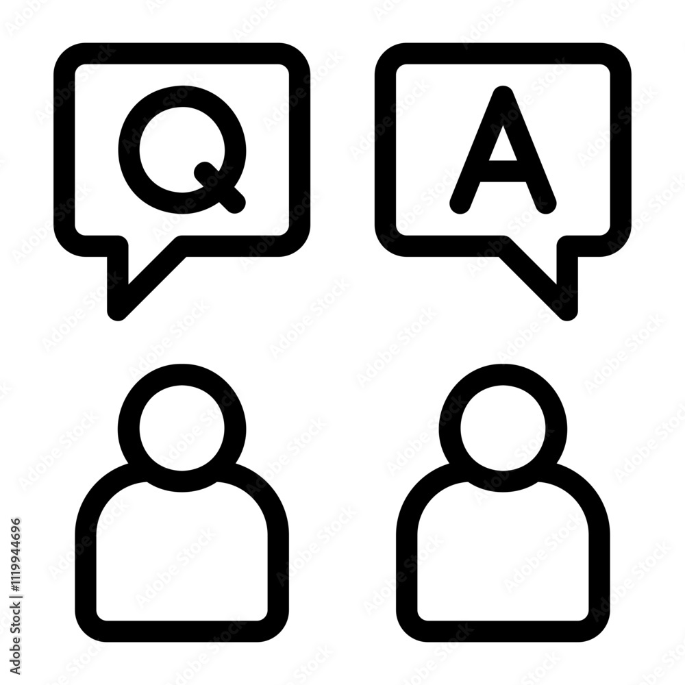 qa line icon qa line icon