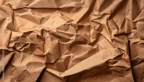 Wallpaper Mural crumpled brown paper Torontodigital.ca