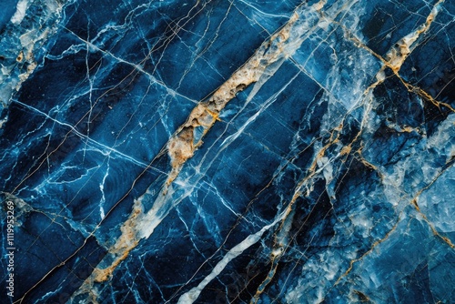 Abstract Blue Marble Texture: Elegant Stone Background for Architecture and Design