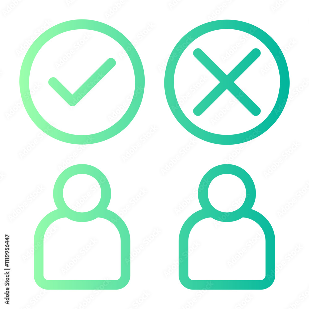 survey gradient icon survey gradient icon