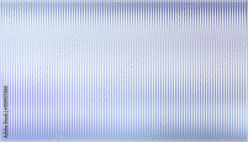 Vector ribbed glass texture background. Blue purple ribbed glass. Natural color. Mesh gradient. acrylic ribbed bath surface. Reeded glass background semitransparent overlay. Bath wall window