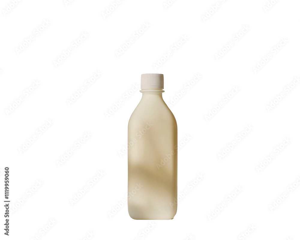 a white bottle with a cap a white bottle with a cap