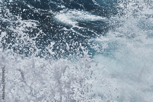 Wallpaper Mural Ocean Blue Spray  Torontodigital.ca